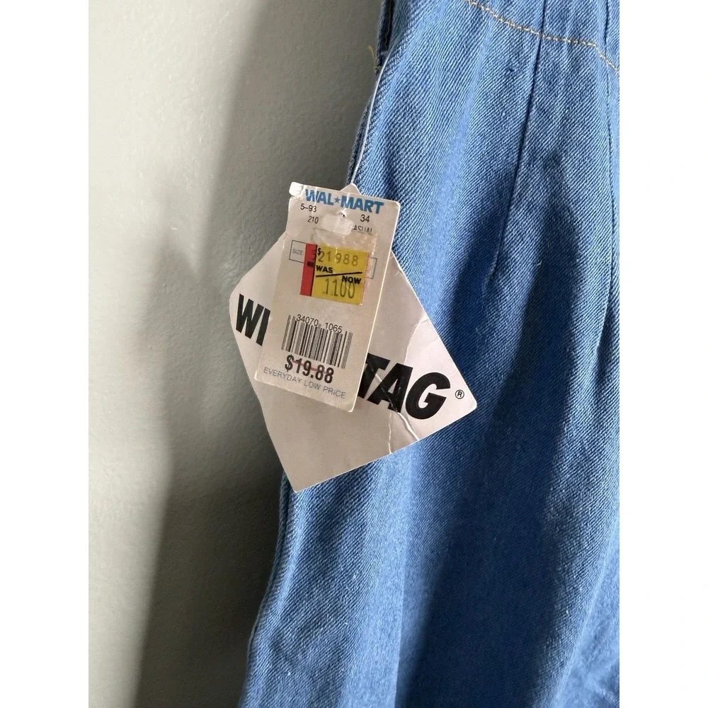 NOS VTG Early 90s White Stag High Waisted Pleated Mom Jeans – Size 14